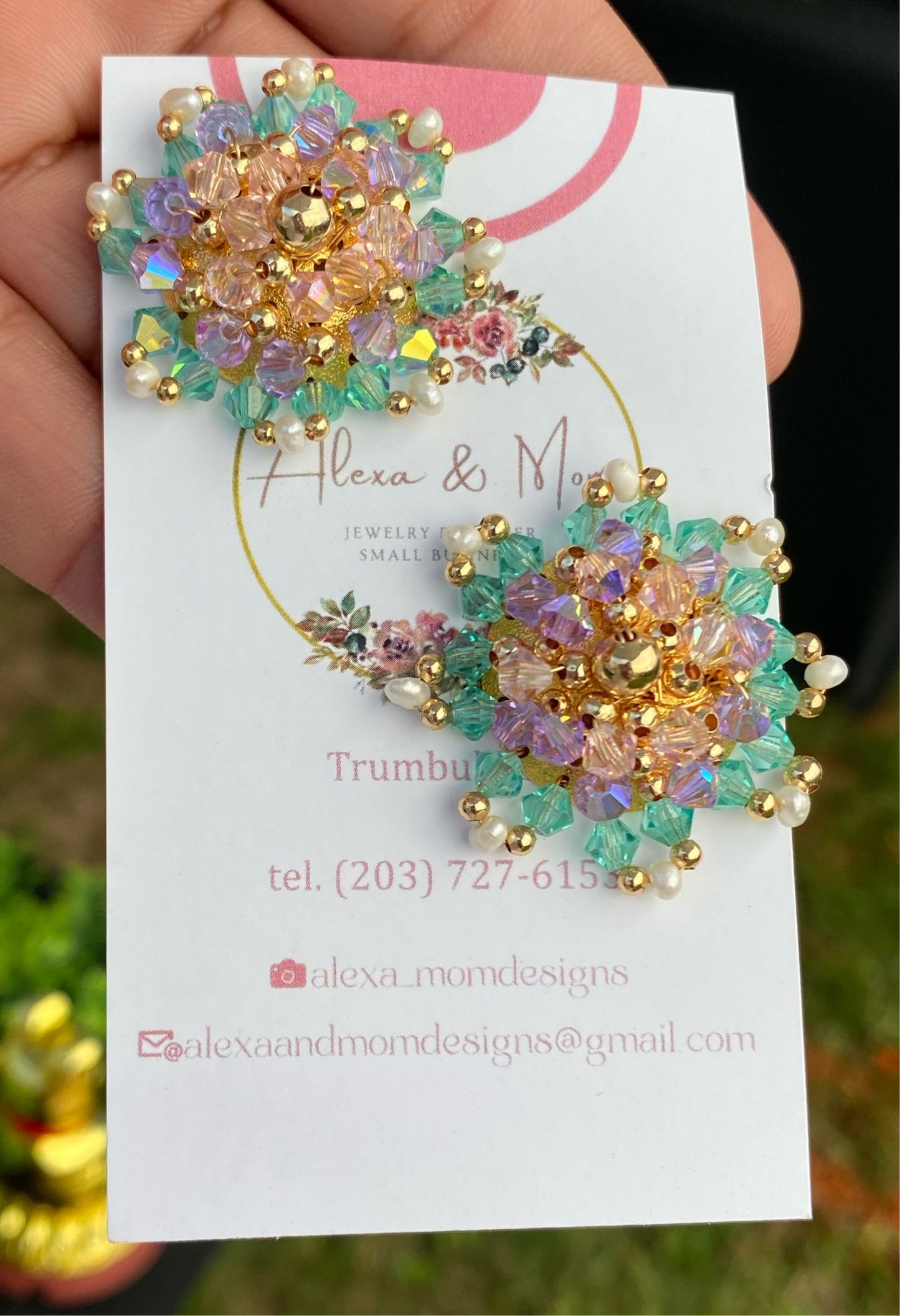 Snowflake earrings (Unique Piece)