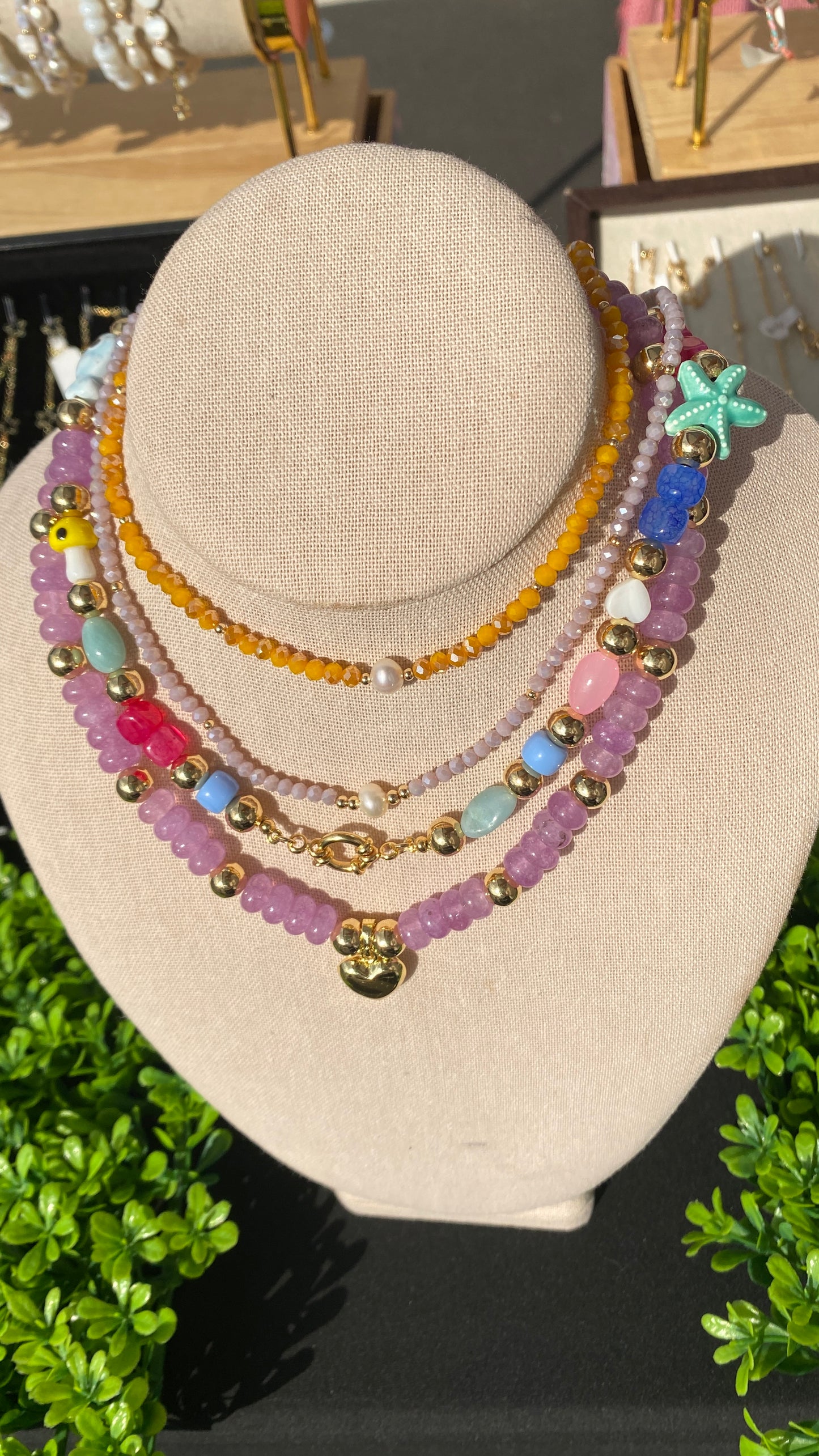 Multi-beaded Necklace