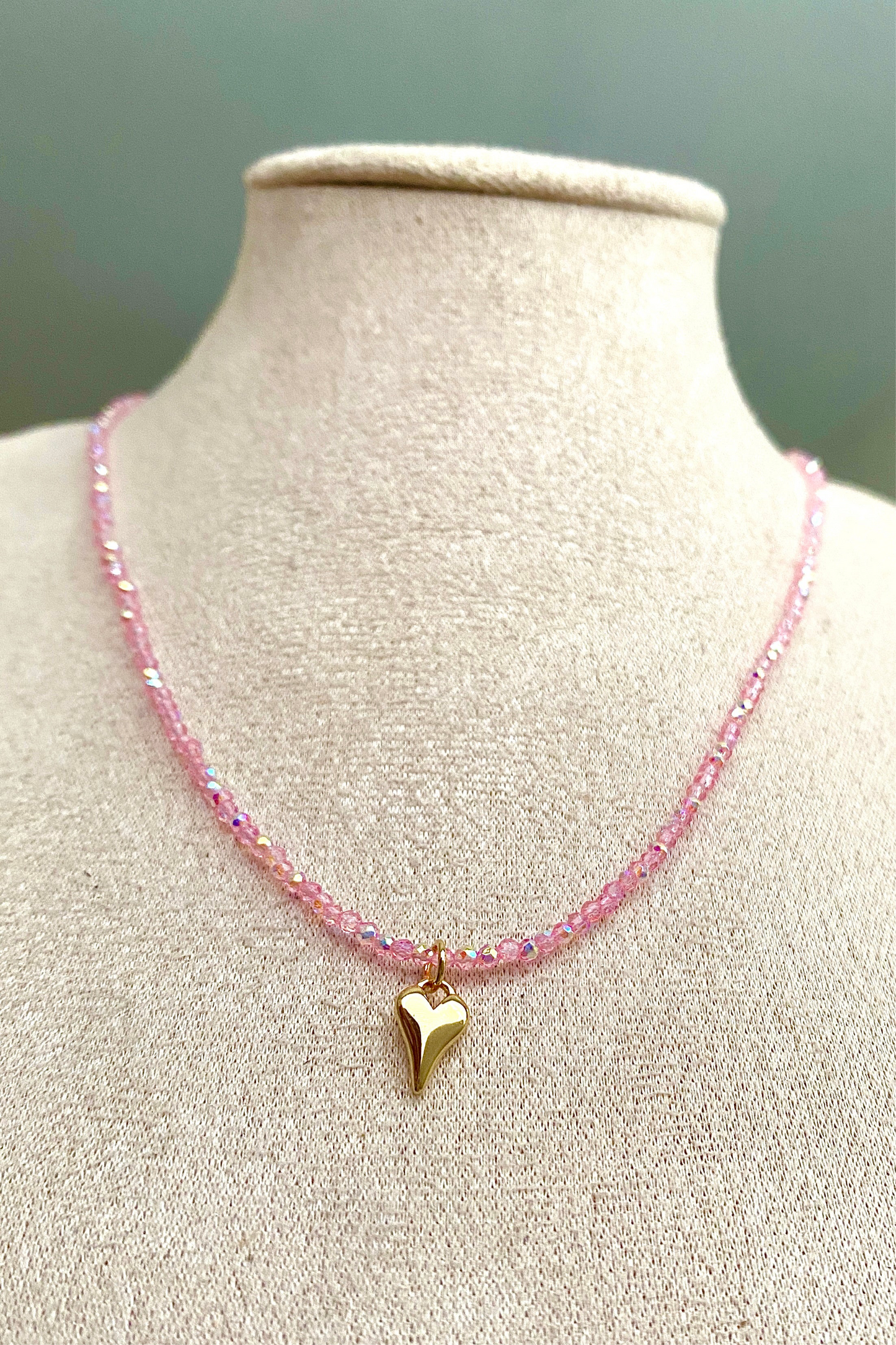 Pink Glass necklace