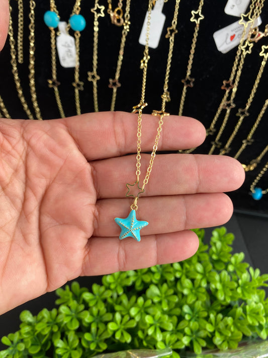 Starfish necklace