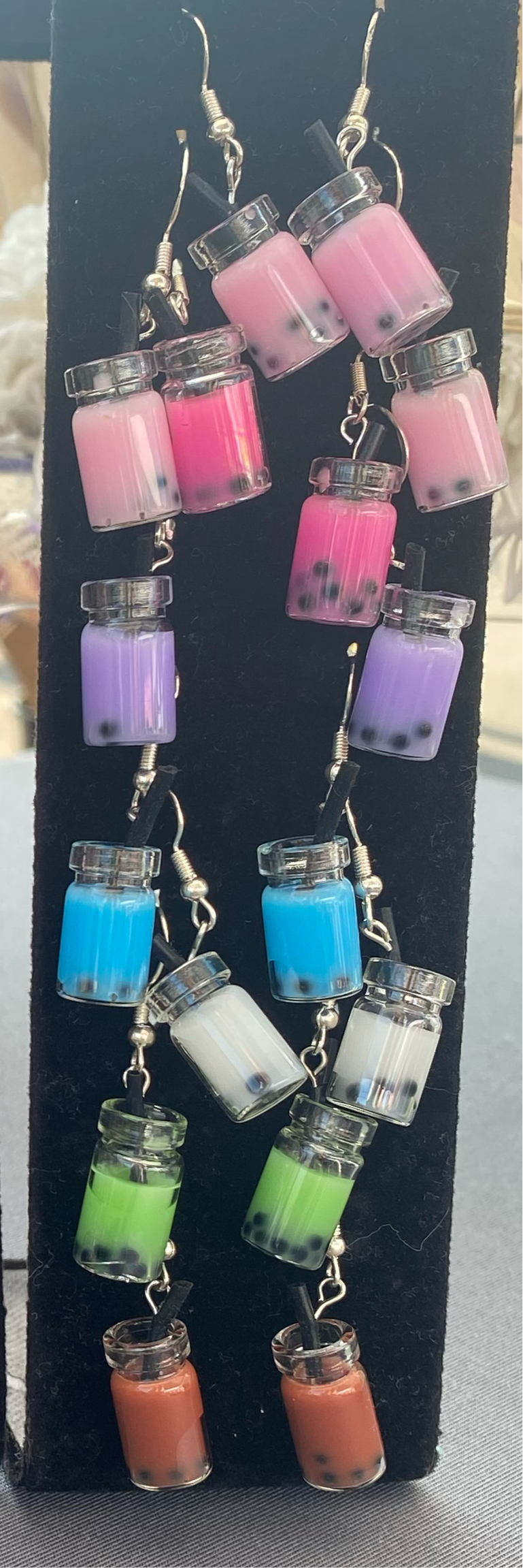 Boba earrings